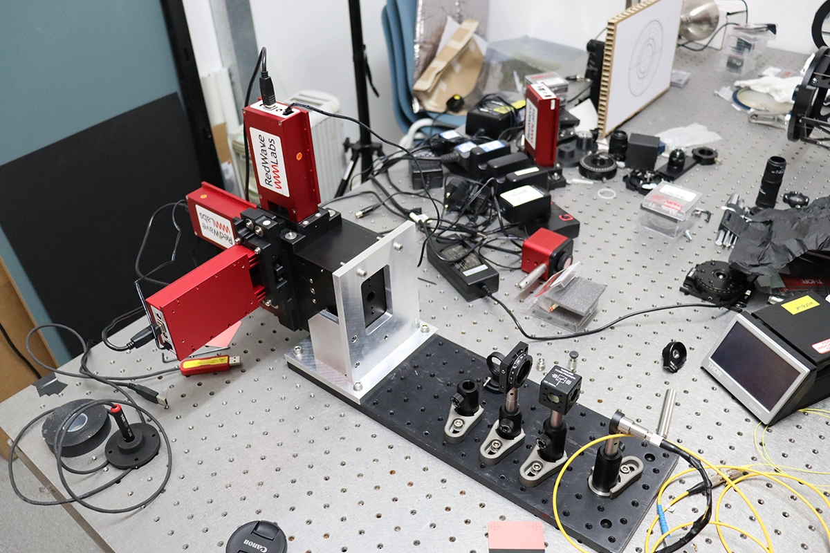 Optical calibration test